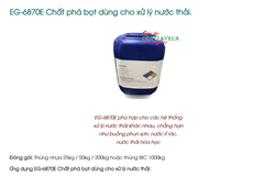 EG-6870E Chất phá bọt dùng cho xử lý nước thải.